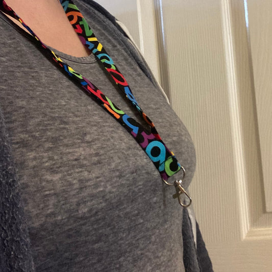 Teacher gift lanyard