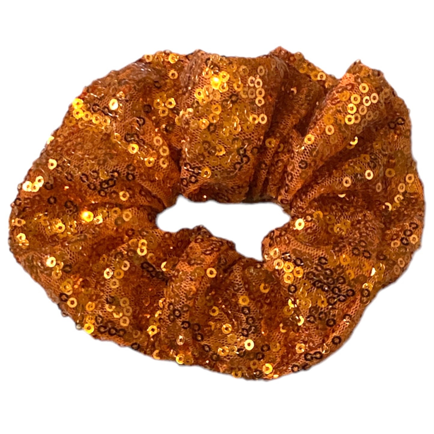 Festive sparkling sequin scrunchies