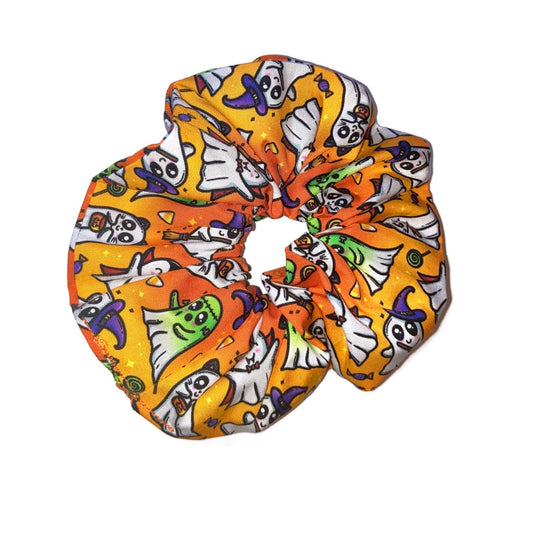 Halloween ghosts scrunchie