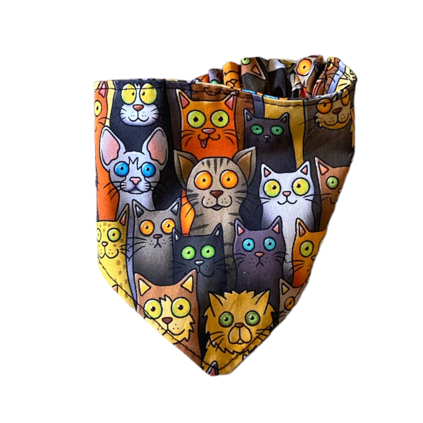 Collection of cats elasticated cat bandana