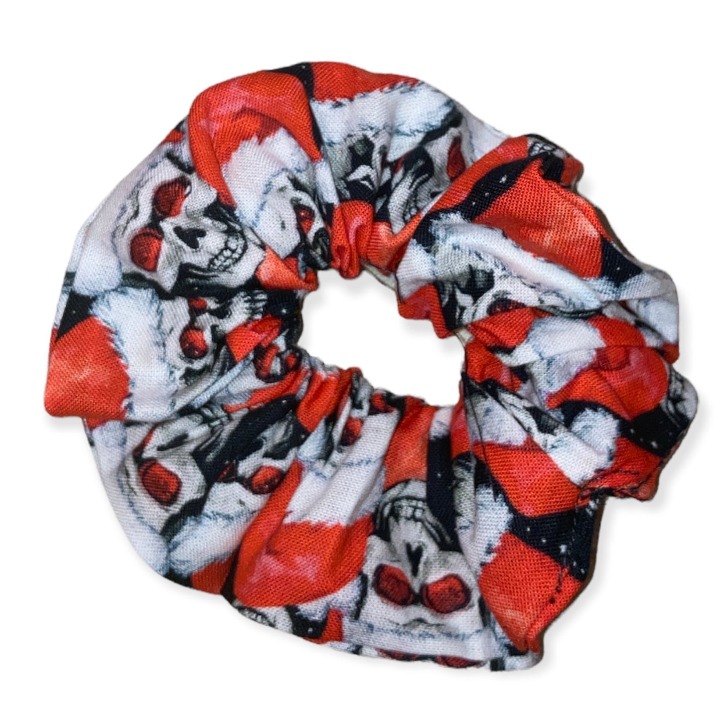 Santa skull Scrunchy