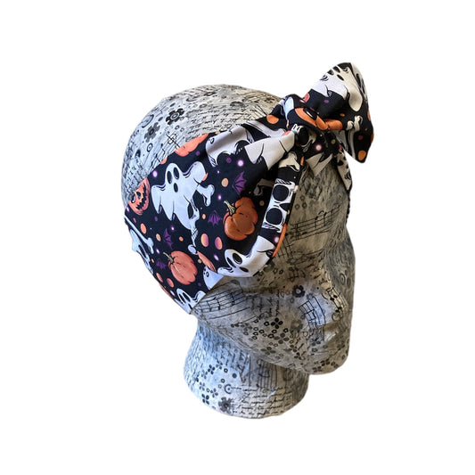 Cute Halloween Self tie headband