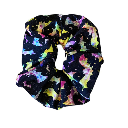 Rainbow bat Scrunchie