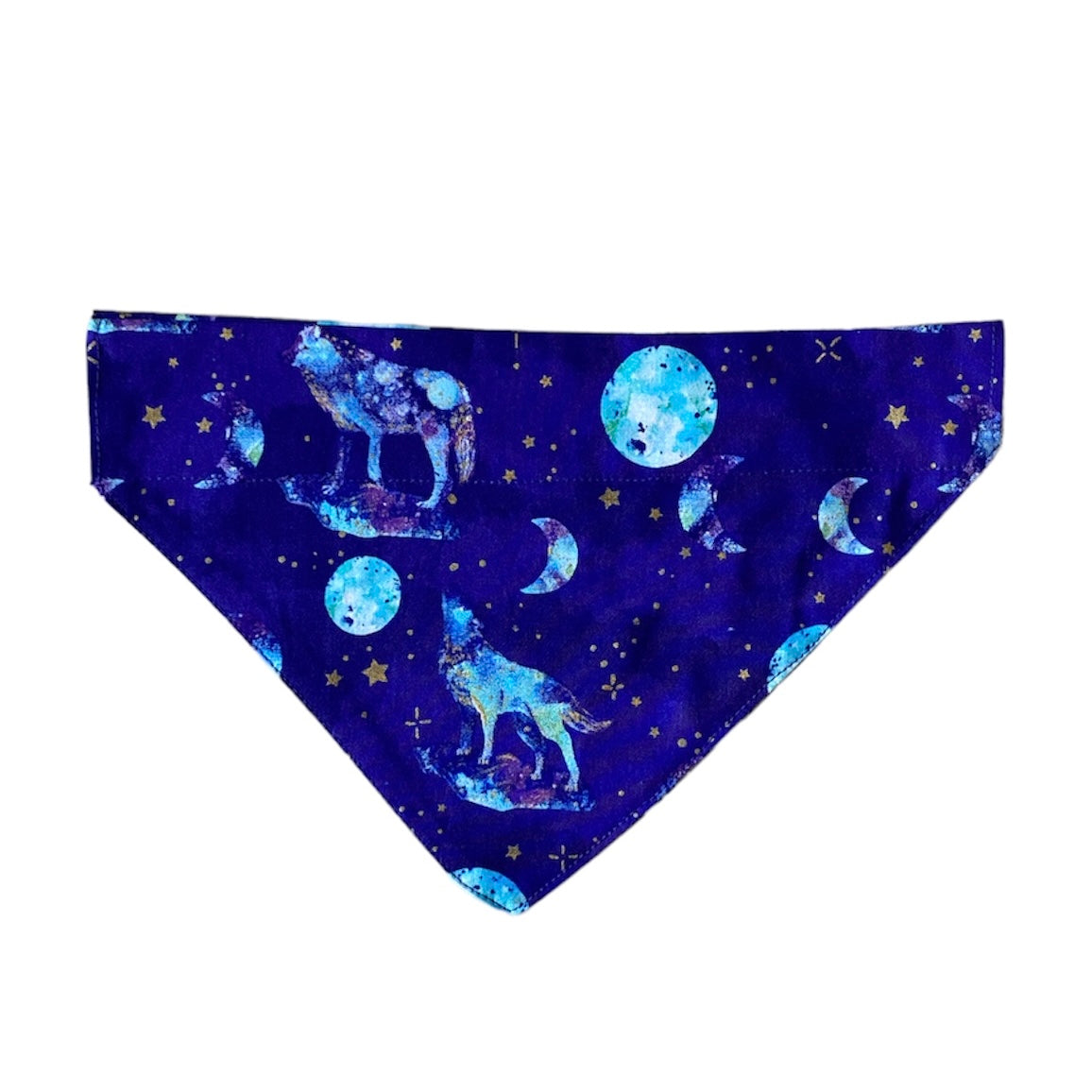 Wolf and moon dog bandana