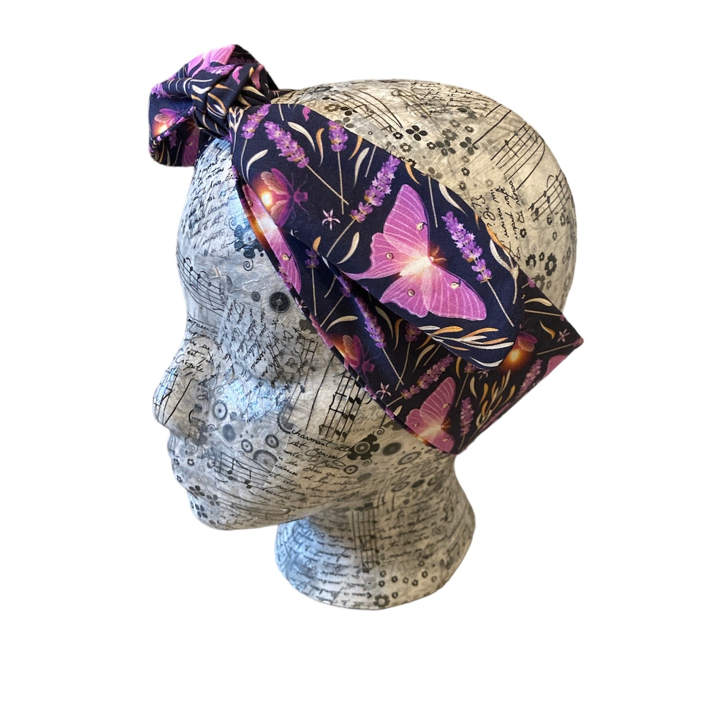 Purple moth headband