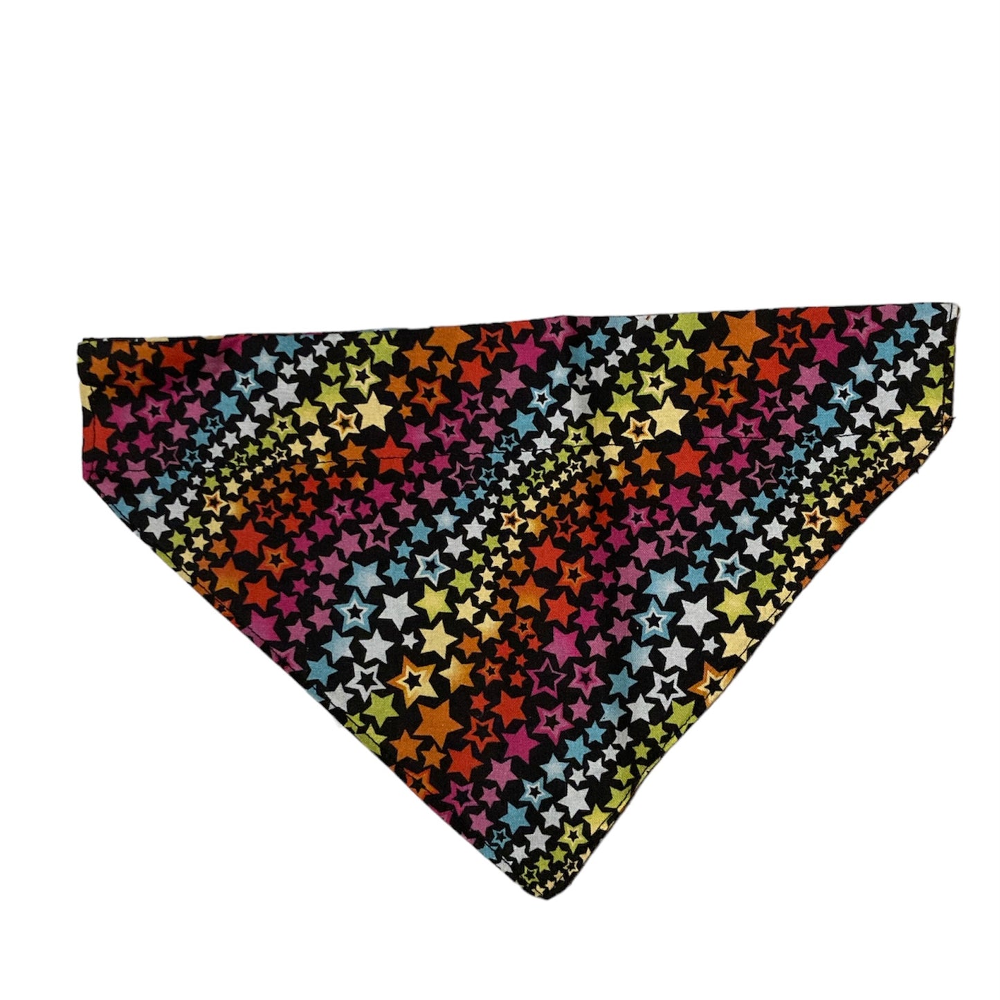 Rainbow stars dog bandana